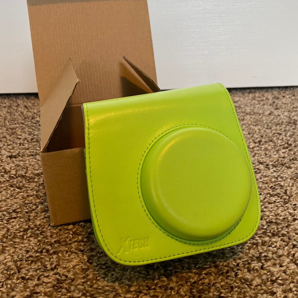 Green case for Instax mini (Polaroid) camera